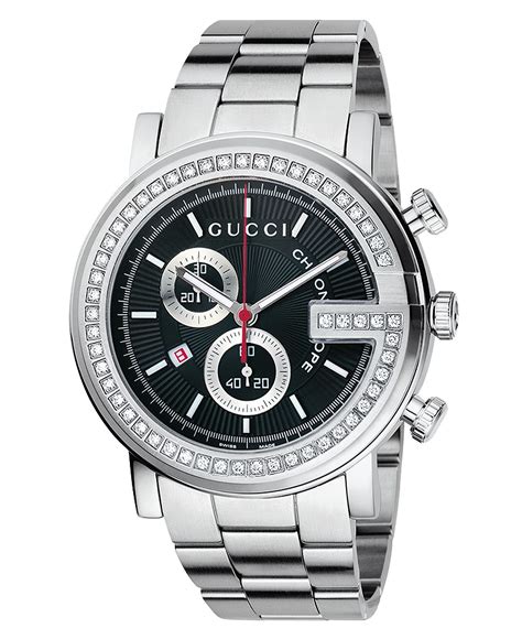 how much are gucci men watches|men's gucci watch diamond bezel.